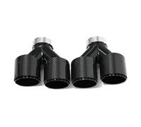 Tubo Escape Del Coche Para BMW F10 F11 535d 535i 640i 640d Quad Fibra De Carbono Punta Escape Coche Boquilla Tubo Silenciador Sintonización