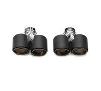 Tubo Escape Del Coche Para BMW F10 F11 535d 535i 640i 640d Quad Fibra De Carbono Punta Escape Coche Boquilla Tubo Silenciador Sintonización