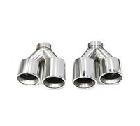Tubo Escape Del Coche Para BMW F10 F11 535d 535i 640i 640d Quad Fibra De Carbono Punta Escape Coche Boquilla Tubo Silenciador Sintonización