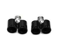 Tubo Escape Del Coche Para BMW F10 F11 535d 535i 640i 640d Quad Fibra De Carbono Punta Escape Coche Boquilla Tubo Silenciador Sintonización