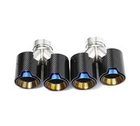 Tubo Escape Del Coche Para BMW F10 F11 535d 535i 640i 640d Quad Fibra De Carbono Punta Escape Coche Boquilla Tubo Silenciador Sintonización