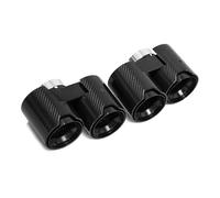 Tubo Escape Del Coche Para BMW G20 G21 330i 320d 330d 325i 330e Quad Fibra De Carbono Punta Escape Silenciador Boquilla Tubo