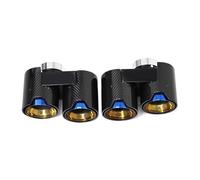 Tubo Escape Del Coche Para BMW G20 G21 330i 320d 330d 325i 330e Quad Fibra De Carbono Punta Escape Silenciador Boquilla Tubo