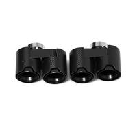 Tubo Escape Del Coche Para BMW G20 G21 330i 320d 330d 325i 330e Quad Fibra De Carbono Punta Escape Silenciador Boquilla Tubo