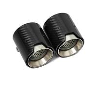 Tubo Escape Del Coche Para BMW Serie 2 F22 F23 M235i M240i F20 F21 M135i M140i M Punta De Escape Coche Fibra Carbono ID60mm Silenciador Unids/lote