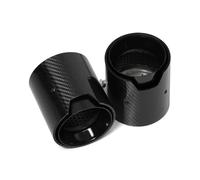 Tubo Escape Del Coche Para BMW Serie 2 F22 F23 M235i M240i F20 F21 M135i M140i M Punta De Escape Coche Fibra Carbono ID60mm Silenciador Unids/lote