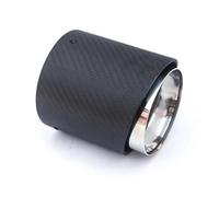 Tubo escape del coche Para MINI Para Cooper Para JCW 85-105F 72-95R Tubo de escape de fibra de carbono para automóvil Silenciador de boquilla Tubo silenciador escape(Matte Black)
