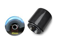 Tubo Escape Del Coche Para Mini Para Cooper Para Punta De Escape R55 R56 R57 R58 R59 R60 R61 1 Uds Silenciador Fibra Carbono Y Cromo Negro