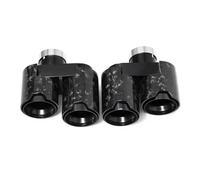 Tubo escape del coche Silenciador de escape con punta de fibra de carbono para G20, G21, 330i, 330d y 330e(Carbon Fiber F)
