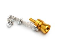 Tubo escape deportivo 1 tubo de escape universal Turbo Whistle, amplificador de sonido adecuado para la mayoría de coches, sedanes y camiones. Boquilla(Yellow-S)