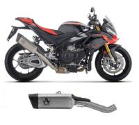 Tubo Escape en Titanio Arrow Pista Conexión de Inox APRILIA TUONO V4 1100 2025