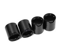 Tubo Escape Fibra Carbono Silenciador Cabezal Boquilla Pieza Repuesto Acero Inoxidable Para BMW M2 M3 M4(Black)