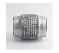 Tubo Escape Fuelle Escape Coche Manguera Acero Inoxidable Silenciador Conectado Absorción Impactos Gancho Trenzado Malla Tubo Expansión 90 Mm(90mmx300mm)
