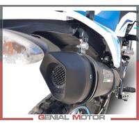 Tubo Escape GPR FURORE EVO4 NERO Cataliza UM MOTORCYCLES DSR SM EX 125 2018 2020