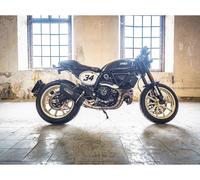 Tubo Escape GPR Furore Evo4 Poppy Cat Negro mate Ducati Scrambler 800 2017 2020