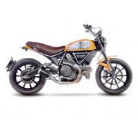 Tubo Escape LeoVince LV-10 BLACK E3 DUCATI SCRAMBLER 800 ICON/CL 2015 2016