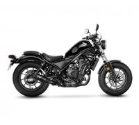 Tubo Escape LeoVince LV-10 FULL BLACK No hom HONDA CMX 300 REBEL 2017 2024