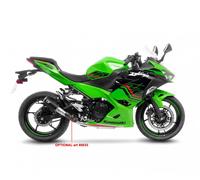 Tubo Escape LeoVince LV CORSA S BLACK No hom E5 KAWASAKI NINJA 400 2022 2023