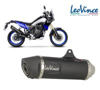 LeoVince Tubo de escape LV ONE EVO Black Aprobado Yamaha Ténéré 700 2019-2024