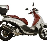 Tubo Escape LeoVince NERO No hom E3 PIAGGIO BEVERLY 350 SPORT TOURING 2011 2016