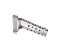 Tubo Escape Moto Cancelador Ruido Silenciador Extremo Medio Delantero Escape Universal 51mm Colector Escape