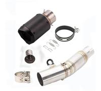 Tubo Escape Motocicleta Cola Media Fibra Carbono Aleación Titanio Para Y&amaha YZF-R6 2017-2021 2022 2023 2024(Style 4)