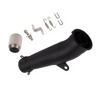 Tubo Escape Motocicleta Compatible con Crf230 Tubo para Escape Universal para Motocicleta Silenciador De Carreras Modificado para Motocicleta Desmontable(Type B)