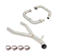 Tubo escape motocicleta Para Moto Para GUZZI V85TT V 85 V85 Para TT 2019-2023 Silenciador Escape Motocicleta Tubo Enlace Medio Delantero Modificado(Escribe un)