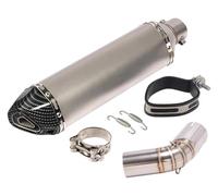 Tubo Escape Motocicleta Para S&uzuki Para V-STROM 1000 DL1000 DL 1000 2014-2019 Sistema Motocicleta Intermedio Silenciador Tubo Escape Deslizante(F)