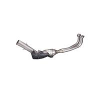 Tubo Escape Motocicleta Para T-MAX560 2017-2023 Sección Frontal De Acero Inoxidable Con Cubierta De Fibra De Carbono Y Sección Trasera De Séptima Fuerza(Front section+cover)