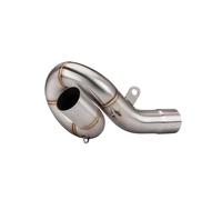 Tubo Escape Motocicleta Para ZX-6R 2009-2020 Sección Central Oscilante De Acero Inoxidable Cola Redonda 470 Sección De Cola Hexagonal Grande(Middle section)