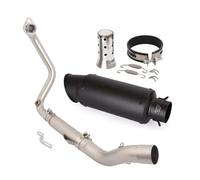 Tubo Escape Motocicleta Silenciador De Tubo Conexión Frontal Escape Completo Para Motocicleta, Para GK350R GK350X GK350T 350 T1/T2/X1/X2/R1/R2 2022-2024