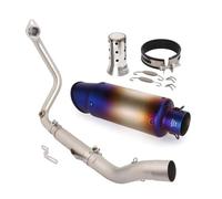 Tubo Escape Motocicleta Silenciador De Tubo Conexión Frontal Escape Completo Para Motocicleta, Para GK350R GK350X GK350T 350 T1/T2/X1/X2/R1/R2 2022-2024