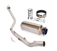 Tubo Escape Motocicleta Silenciador De Tubo Conexión Frontal Escape Completo Para Motocicleta, Para GK350R GK350X GK350T 350 T1/T2/X1/X2/R1/R2 2022-2024