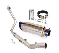 Tubo Escape Motocicleta Silenciador De Tubo Conexión Frontal Escape Completo Para Motocicleta, Para GK350R GK350X GK350T 350 T1/T2/X1/X2/R1/R2 2022-2024