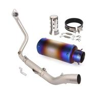 Tubo Escape Motocicleta Silenciador De Tubo Conexión Frontal Escape Completo Para Motocicleta, Para GK350R GK350X GK350T 350 T1/T2/X1/X2/R1/R2 2022-2024