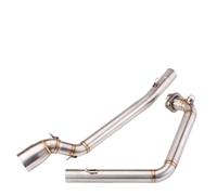 Tubo escape motocicleta Silenciador Tubo Conexión Frontal Escape Motocicleta 51mm Para Suzuki GSX S150 GSX-S150 2017-2021(Type A)