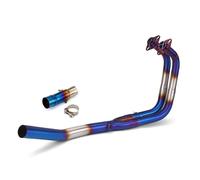 Tubo escape motocicleta Sistema Escape Motocicleta 51mm Tubo Conexión Frontal Antideslizante Para Kawasaki Z400 Para NINJA 400 2018-2024(Type D)