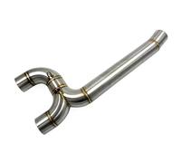 Tubo escape motocicleta Slip On 51MM Silenciador Escape Motocicleta Conectar Silenciador Tubo Conexión Medio Para FZ6 FZ6N FZ6S 2004-2009