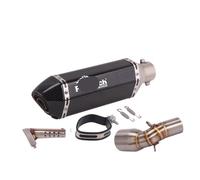 Tubo Escape Motocicleta Slip On Para Escape De Motocicleta Para 400GT 650GT, Catalizador Completamente Modificado, Eliminador Eliminación Mejorado Con Silenciador