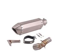 Tubo Escape Motocicleta Slip On Para Escape De Motocicleta Para 400GT 650GT, Catalizador Completamente Modificado, Eliminador Eliminación Mejorado Con Silenciador