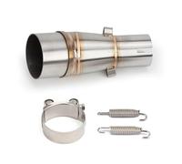 Tubo escape motocicleta Tubo Conexión Central Escape Motocicleta Interfaz Antideslizante 51mm Para Kawasaki Para Ninja250/300 Z250 Z300 2012-2016