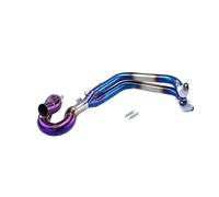 Tubo escape motocicleta Tubo Conexión Frontal Escape Motocicleta Tubo Conexión Completo Para Kawasaki Para Ninja650 Z650 2017-2022(Type B)