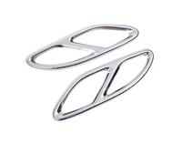 Tubo Escape Para Benz Para GLC ABCE Clase X253 W205 W213 W176 W177 W246 W247 2016-2019 Cubierta De Tubo De Escape De Coche Embellecedores Silenciador(23mm Shiny silver)