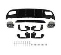 Tubo Escape Para Benz W176 A45 Para AMG A160 A180 A200 A220 A250 Hatchback 2012-2018 Alerón Para Difusor Parachoques Trasero Con Terminales Escape Silenciador