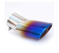 Tubo Escape Para CR-V Para CRV 2017-2021 Automóvil Escape Tubo Trasero Silenciador Punta Embellecedor Acero Inoxidable Cromo Azul Piezas Silbato Escape Coche(Azul)