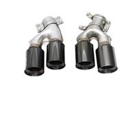 Tubo escape Para Difusor Parachoques Trasero Coche Cubierta Puntas Salida Tubo Escape Para Serie 5 G30 G31 2017 2018 2019 2020 2021 2022 2023(Negro)