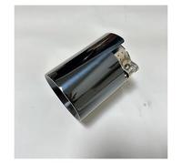 Tubo Escape Para M2 M3 M4 M5 M6 F87 Tubo De Escape Supresor Garganta Caudal Bill Acero Inoxidable Titanio Negro Piezas De Automóvil Silenciador(Black 70mm-89mm)