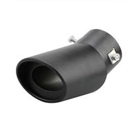 Tubo Escape Punta de silenciador de escape universal para coche, redonda, trasera, cromada, redonda, para tubo de escape Adaptador Tubo Escape(BlueA)