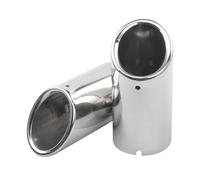 Tubo Escape Punta Escape Automóvil Para VW Para Golf 6 7 Mk6 Mk7 Para Lavida Para Bora Sagitar Para Tiguan 1.4T Silenciador De Escape Con Punta Acero Inoxidable(Plata)